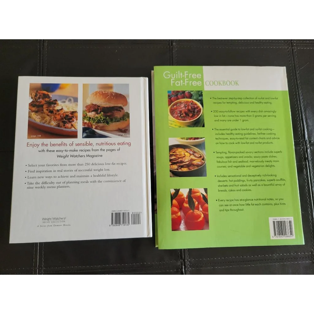 Vintage Healthy Cookbook Bundle | Weight Watchers 2000 + Anne Sheasby